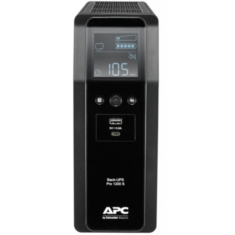 ДБЖ APC Back UPS Pro S 1200VA/720W, LCD, USB, 6+2 C13, (BR1200SI)