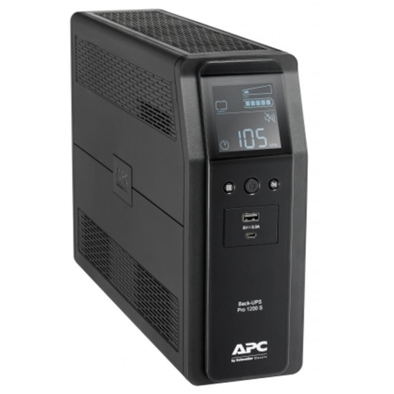 ДБЖ APC Back UPS Pro S 1200VA/720W, LCD, USB, 6+2 C13, (BR1200SI)