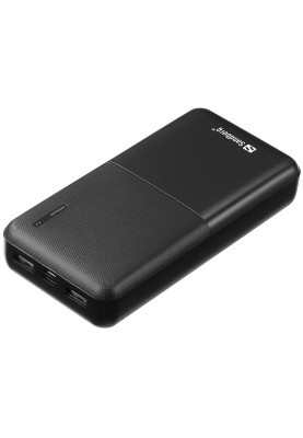 УМБ Sandberg 20000mAh Saver UPS mode, 2xUSB, 2.4A, Type-C + MicroUSB