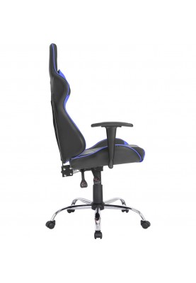 Крісло ігрове Defender Gamer, 60мм поліуретан, Black/Blue