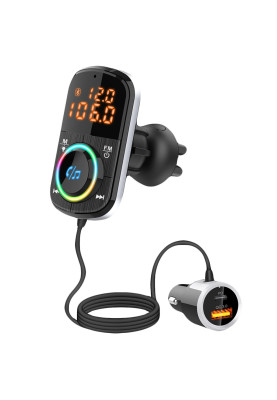 автомобільний FM-трансміттер Aspiring Wave 4 PD 20W LED/Bluetooth/MicroSD/DSP/QC3.0
