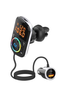 автомобільний FM-трансміттер Aspiring Wave 4 PD 20W LED/Bluetooth/MicroSD/DSP/QC3.0
