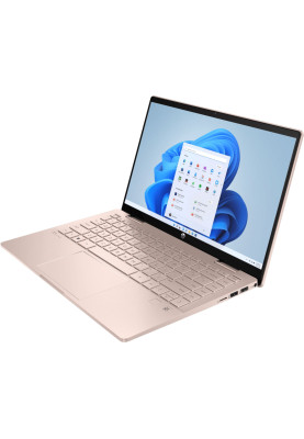 Ноутбук HP Pavilion x360 14-ek2011ua 14"FHD IPS Ts,300n/Core5-120U(5.0)/16Gb/SSD512Gb/IntGr/W11H/Золотисто-р (A0NB4EA)