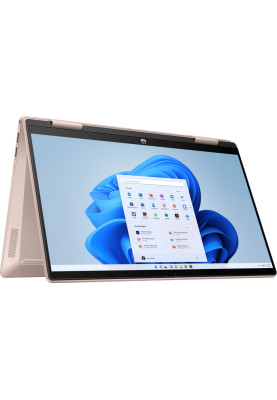 Ноутбук HP Pavilion x360 14-ek2011ua 14"FHD IPS Ts,300n/Core5-120U(5.0)/16Gb/SSD512Gb/IntGr/W11H/Золотисто-р (A0NB4EA)