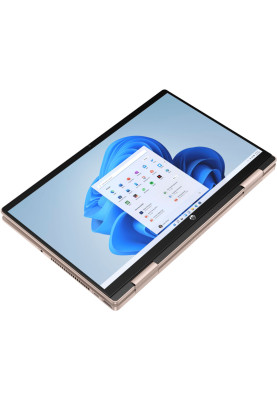 Ноутбук HP Pavilion x360 14-ek2011ua 14"FHD IPS Ts,300n/Core5-120U(5.0)/16Gb/SSD512Gb/IntGr/W11H/Золотисто-р (A0NB4EA)