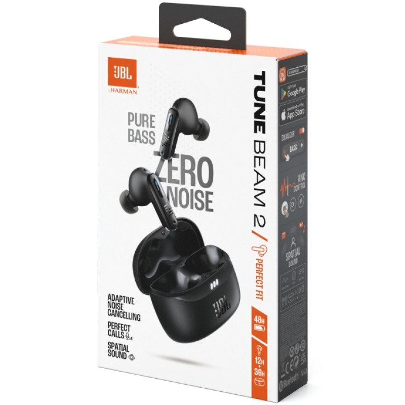 Навушники TWS JBL Tune Beam 2 Black JBLTBEAM2BLK