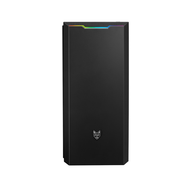 Корпус FSP CMT350 2xUSB3.0, fans F:2x12cm+ARGB R:1x12cm, без БЖ ATX