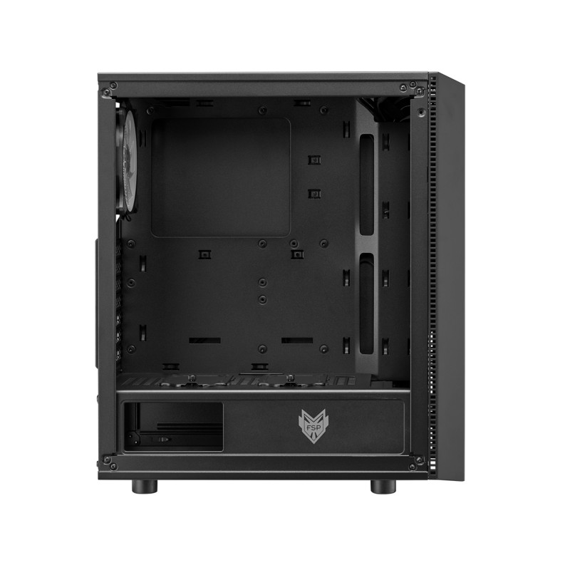 Корпус FSP CMT350 2xUSB3.0, fans F:2x12cm+ARGB R:1x12cm, без БЖ ATX