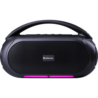 Акустична система 1.0 Defender Beatbox 12, 12Вт, Bluetooth/RGB/FM/USB/TF/MIC/ чорна