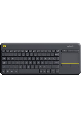Клавіатура Logitech K400Plus, бездротова, чорна