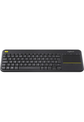 Клавіатура Logitech K400Plus, бездротова, чорна