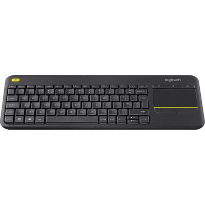Клавіатура Logitech K400Plus, бездротова, чорна