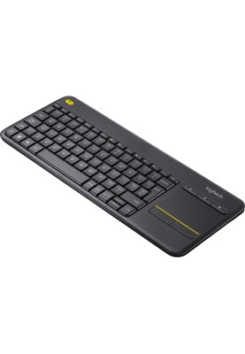 Клавіатура Logitech K400Plus, бездротова, чорна