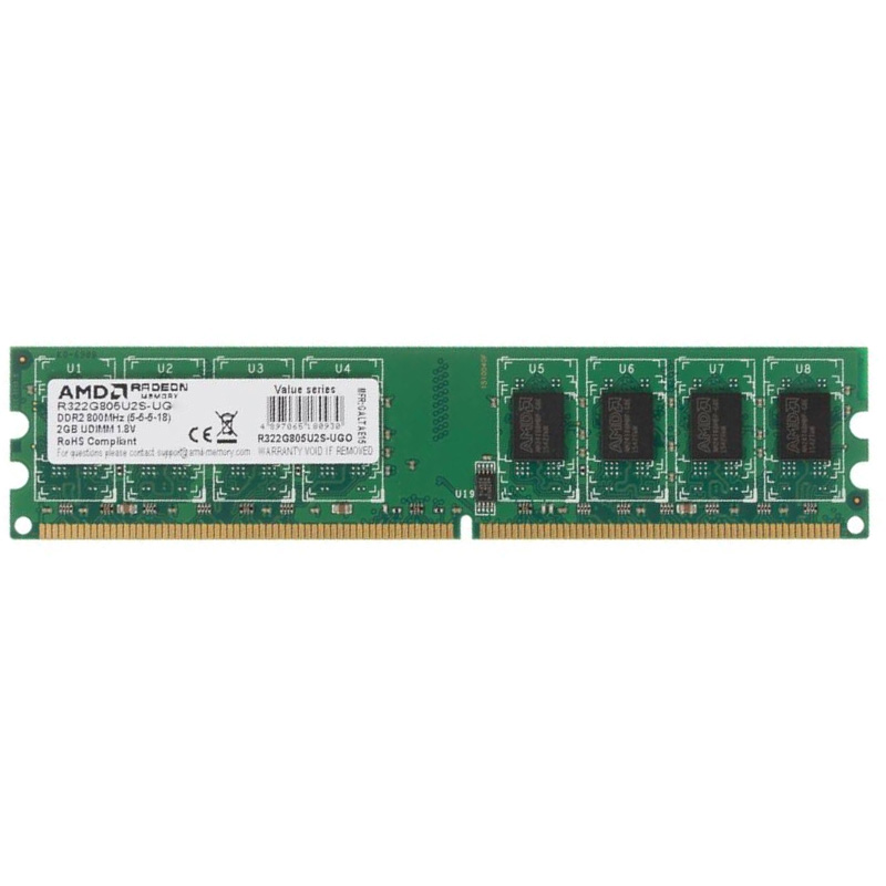 DDR2 2GB 800MHz AMD Memory, Retail