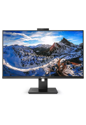 TFT 31.5" Philips 329P1H, IPS, 4K UHD, USB-C, HDMIx2, DP, RJ45, HAS, Pivot, webcam, колонки, чорн.