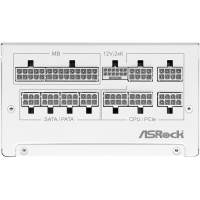 БЖ 1000W ASRock SteelLegend White SL-1000GW ATX 3.1 135mm, 80+ Gold, Fully Modular, Retail