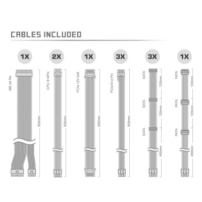БЖ 1000W ASRock SteelLegend White SL-1000GW ATX 3.1 135mm, 80+ Gold, Fully Modular, Retail