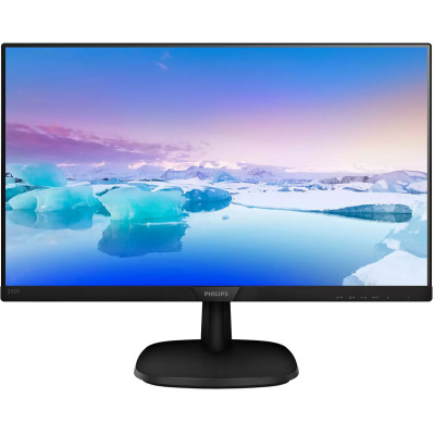 TFT 23.8" Philips 243V7QDAB, IPS, VGA, DVI-D, HDMI, колонки, чорний