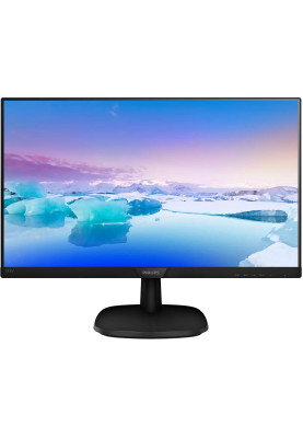 TFT 23.8" Philips 243V7QDSB, IPS, VGA, DVI-D, HDMI, чорний