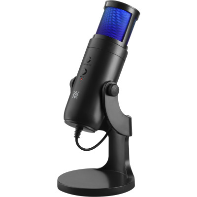 Ігровий стрім мікрофон Defender Galactar GMC 250 USB, LED, 1.5 м