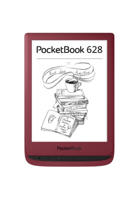 Електронна книжка PocketBook 628 Touch Lux 5, Ruby Red
