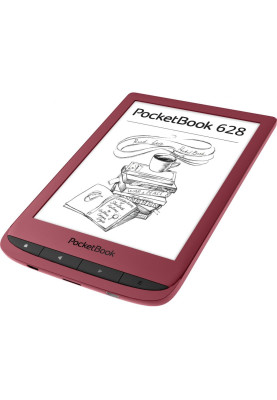 Електронна книжка PocketBook 628 Touch Lux 5, Ruby Red