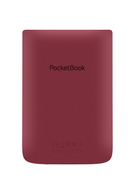 Електронна книжка PocketBook 628 Touch Lux 5, Ruby Red