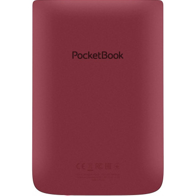 Електронна книжка PocketBook 628 Touch Lux 5, Ruby Red