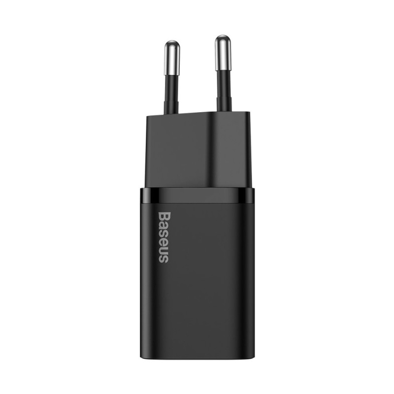 Зарядний пристрій 1xUSB 25W (USB-C) Чорний Baseus