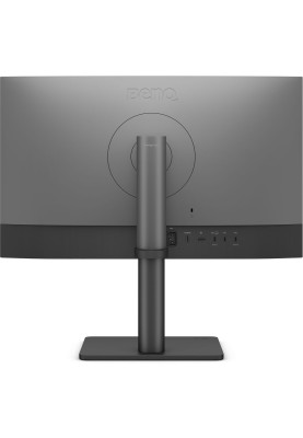 TFT 27" BenQ PD2706QN, QHD, IPS, HDMI, DP, USB-C, HAS, Pivot, колонки, темно сірий