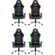 Крісло ігрове Defender Ultimate, 60мм, Клас 3, RGB ПУ, Black