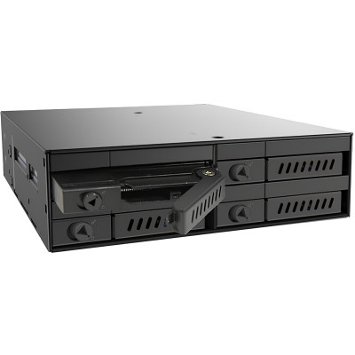 Бекплейн Chieftec CMR-425 1x5.25" -> 4x2.5" HDDs Hot-Swap Metal