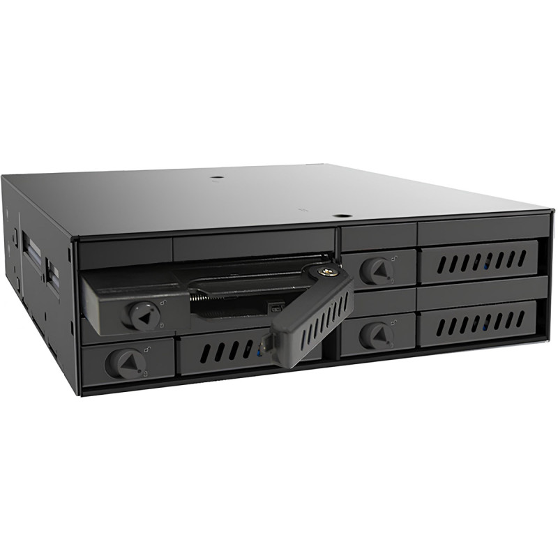 Бекплейн Chieftec CMR-425 1x5.25" -> 4x2.5" HDDs Hot-Swap Metal
