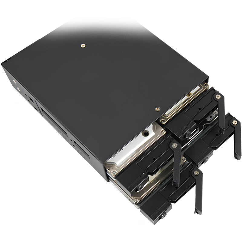 Бекплейн Chieftec CMR-425 1x5.25" -> 4x2.5" HDDs Hot-Swap Metal
