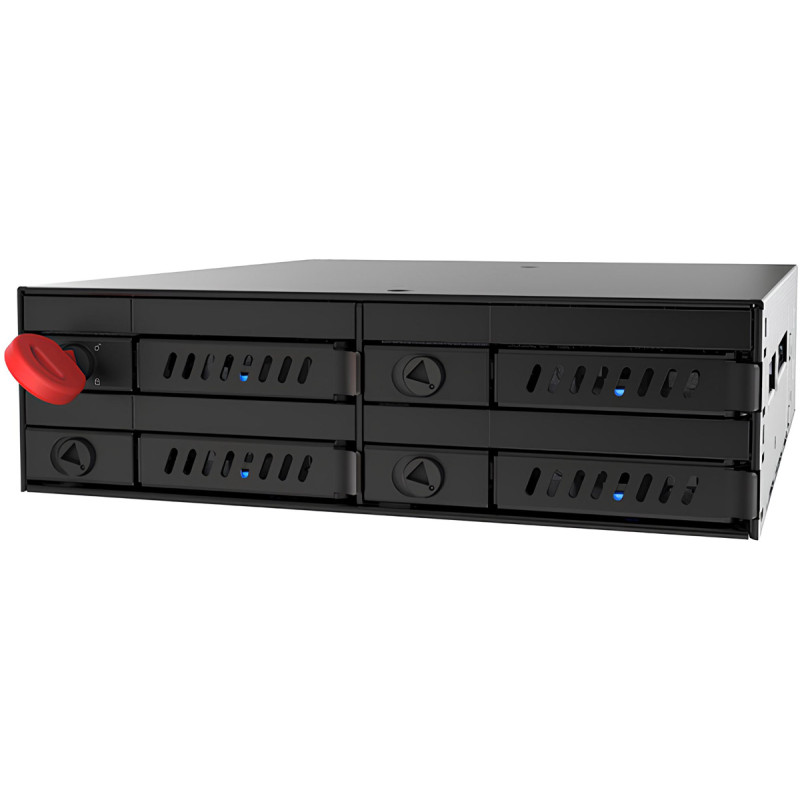 Бекплейн Chieftec CMR-425 1x5.25" -> 4x2.5" HDDs Hot-Swap Metal