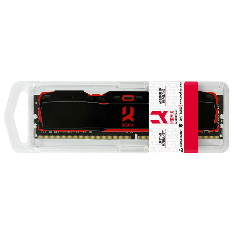 Пам'ять DDR4 8192M 3200MHz GoodRAM IRDM X Black, Retail