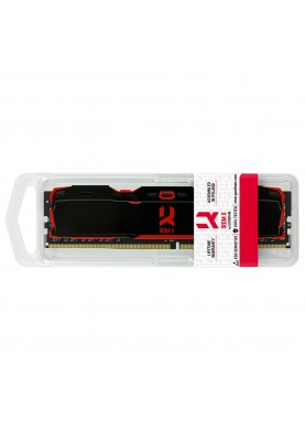 Пам'ять DDR4 8192M 3200MHz GoodRAM IRDM X Black, Retail