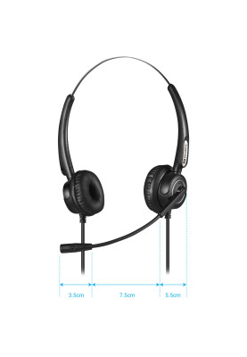 Гарнітура Sandberg Office Headset Pro Stereo ,USB, Black