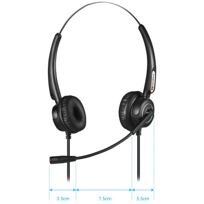 Гарнітура Sandberg Office Headset Pro Stereo ,USB, Black