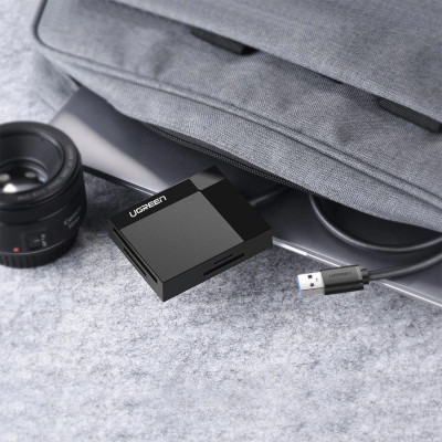 Card Reader USB 3.0 SD/TF/CF/MS 4 в 1 кабель 0.5м CR125 Ugreen Card Reader USB 3.0 SD/TF/CF/MS 4 в 1 кабель 0.5м CR125 Ugreen