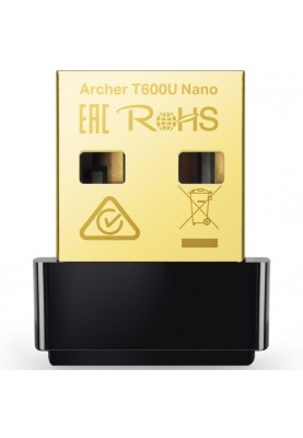 Адаптер WiFi TP-Link Archer T600U Nano AC600 USB2.0 nano