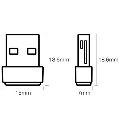 Адаптер WiFi TP-Link Archer T600U Nano AC600 USB2.0 nano
