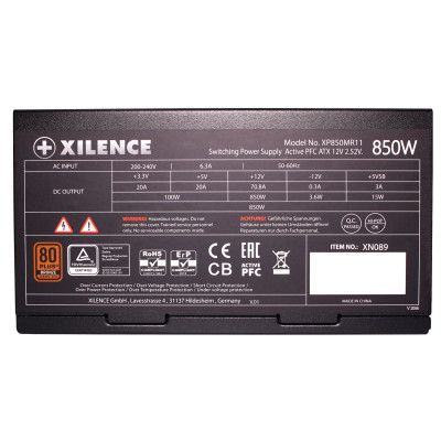 БЖ 850W Xilence XP850MR11 Performance A+ III, 120mm, 80+ BRONZE, Semi-Modular, Retail Box