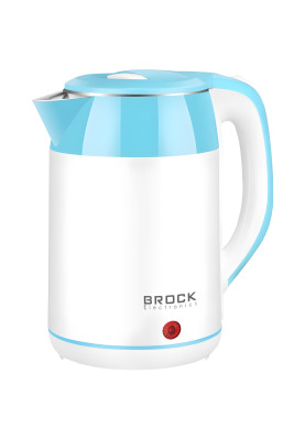 Електрочайник BROCK WK 5521 WH 1500Вт/ 1.8л/ подвійні стінки/ білий