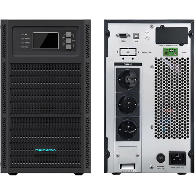 ДБЖ Marsriva MR-US3K, 3кВА/3кВт, Smart Online UPS, 3kVA, 6*12V/9Ah