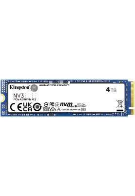 SSD 4TB Kingston NV3 M.2 2280 PCIe 4.0 x4 NVMe