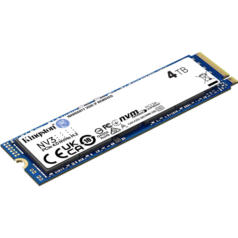 SSD 4TB Kingston NV3 M.2 2280 PCIe 4.0 x4 NVMe