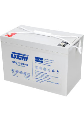 Акумуляторна батарея GEM Battery 12V, 100A, GEL