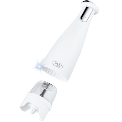 Млинок для спецій Adler AD 4449 white електричний/150мл/керамічні жорна/USB-C/3 змінні млинки/білий Млинок для спецій Adler AD 4449 white електричний/150мл/керамічні жорна/USB-C/3 змінні млинки/білий