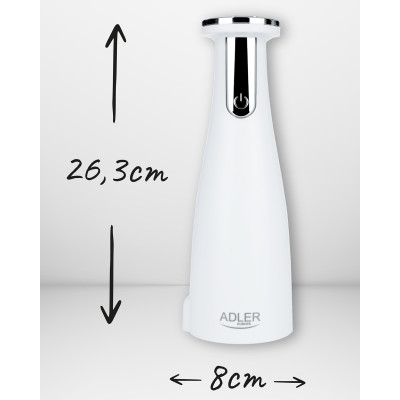 Млинок для спецій Adler AD 4449 white електричний/150мл/керамічні жорна/USB-C/3 змінні млинки/білий Млинок для спецій Adler AD 4449 white електричний/150мл/керамічні жорна/USB-C/3 змінні млинки/білий